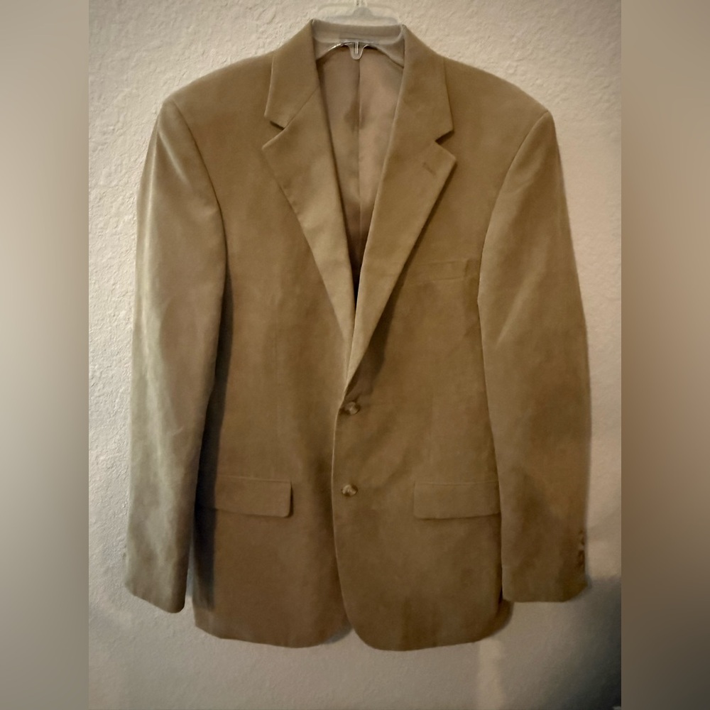 Andrew Fezza Classic Tan Blazer Baxter Men’s Sz 39L